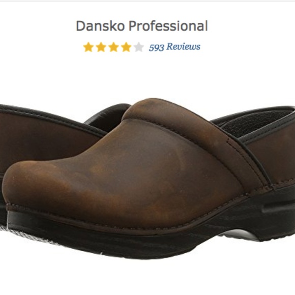 antique brown dansko